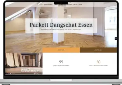 Webdesign Referenz Parkett Dangschat