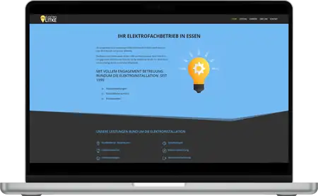 Webdesign Referenz Elektro Litke