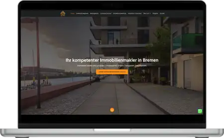 Webdesign Referenz Weiland Immobilien Bremen