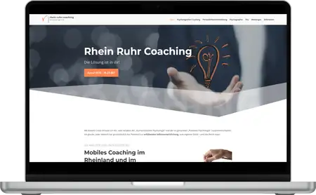 Webdesign Referenz Rhein Ruhr Coaching