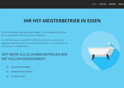 HST Heizungs- & Sanitärtechnik GmbH – Referenz Webseite