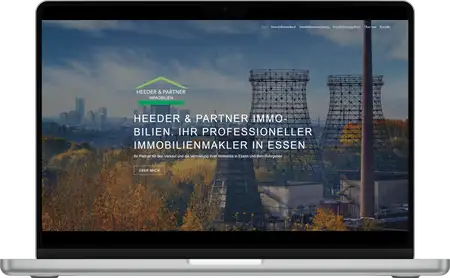 Webdesign Referenz Heeder Immobilien