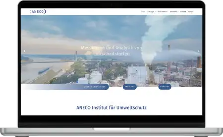 Webdesign Referenz Aneco