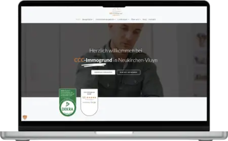 Webdesign Referenz CCC-Immogrund GmbH