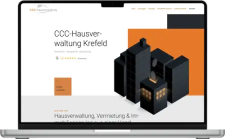 Webdesign Referenz CCC-Hausverwaltung